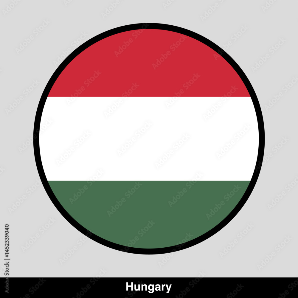 Hungarian country flag vector isolated on transparent background Hungarian country flag vector isolated on transparent background