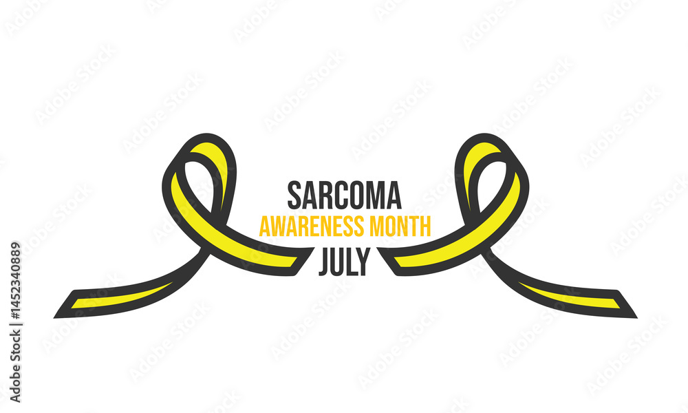 Obraz premium Sarcoma Awareness Month. background, banner, card, poster, template. Vector illustration.
