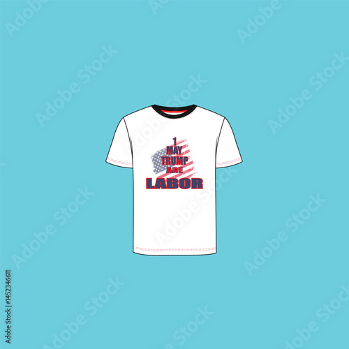  Abstract splash style vector colourfull and fashionable Trump  t-shirt design for man and women.  Love Trump are Labor t-shirt design template.