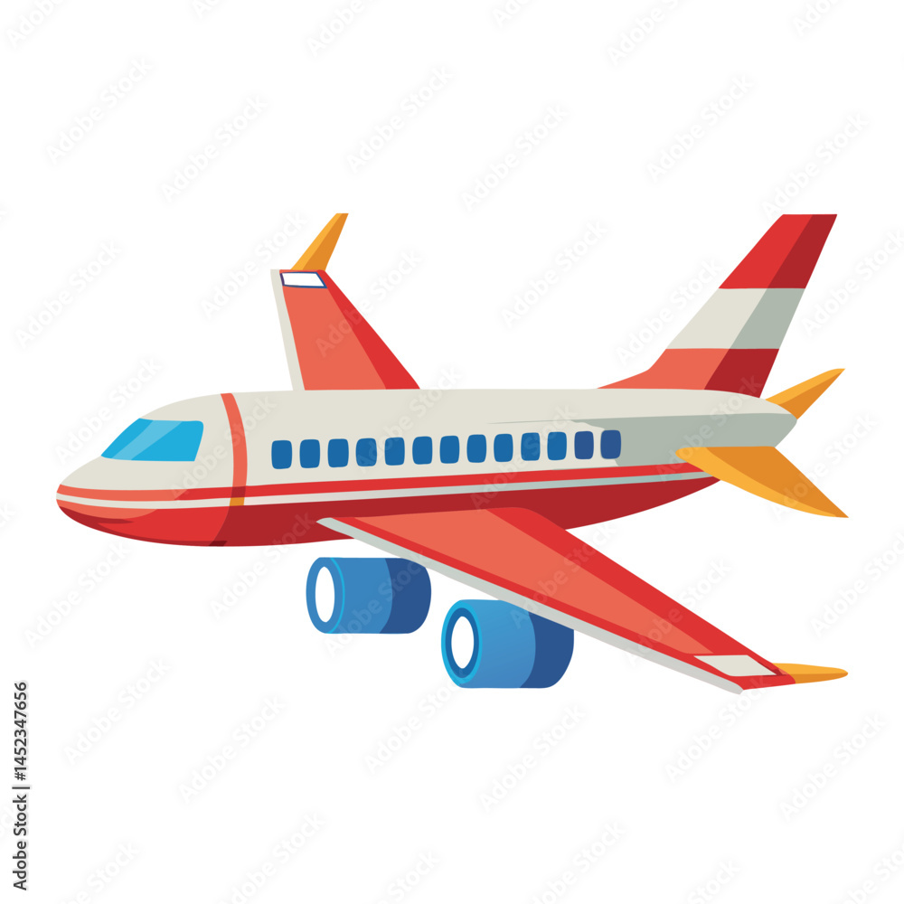 passanger-aeroplane-vactor-image-on-white-background passanger-aeroplane-vactor-image-on-white-background