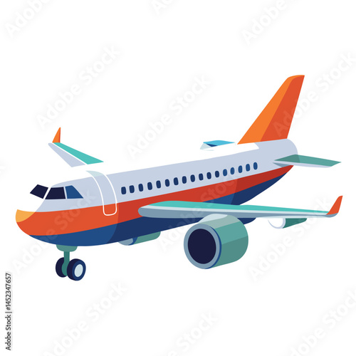 passanger-aeroplane-vactor-image-on-white-background