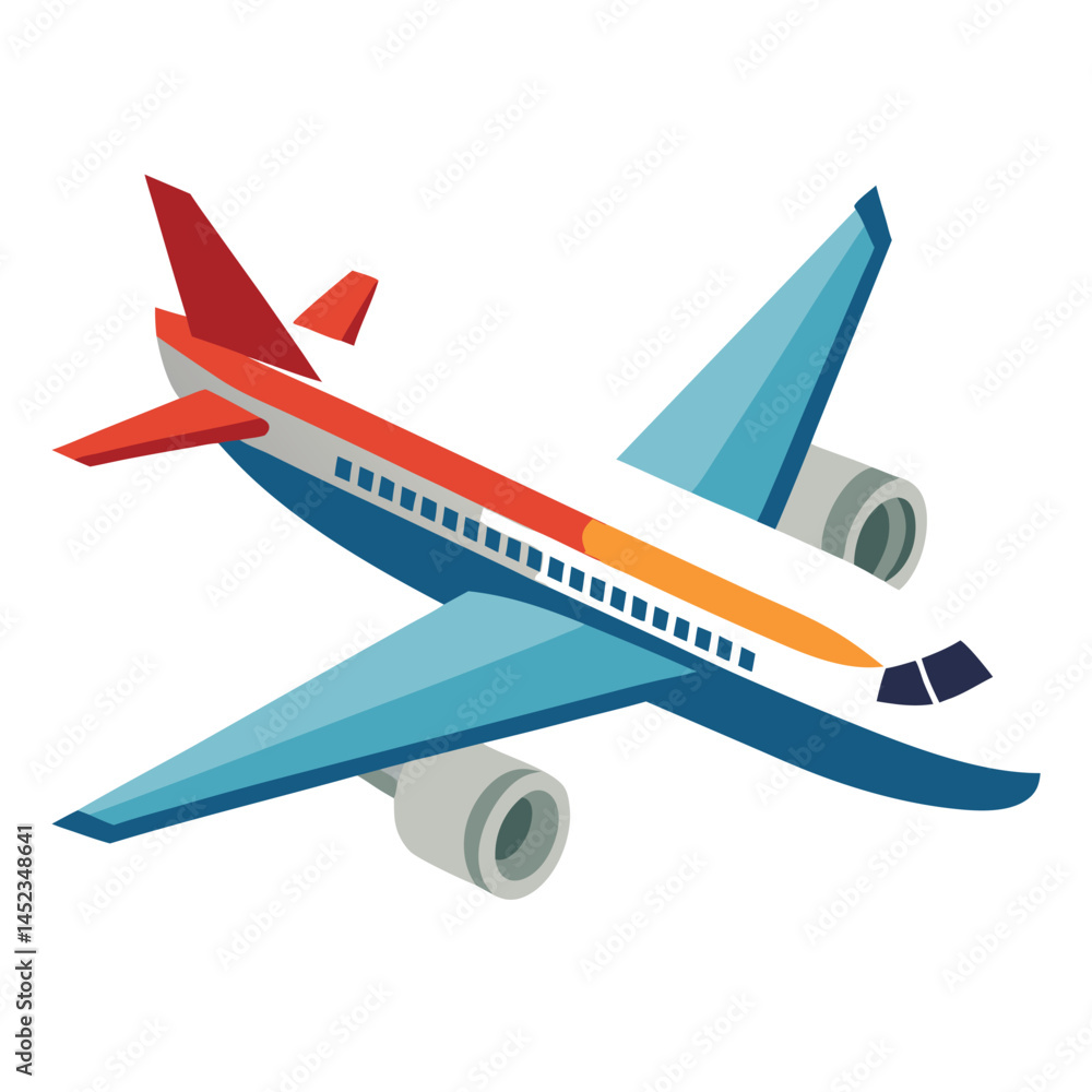 passanger-aeroplane-vactor-image-on-white-background passanger-aeroplane-vactor-image-on-white-background