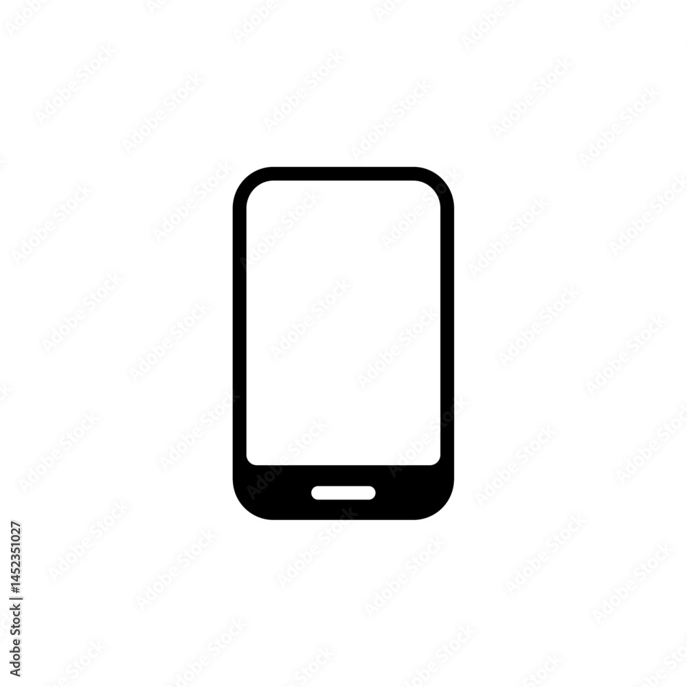 Smartphone icon representing mobile devices, communication, and technology, ideal for app design, digital media, or mobile-related concepts Smartphone icon representing mobile devices, communication, and technology, ideal for app design, digital media, or mobile-related concepts