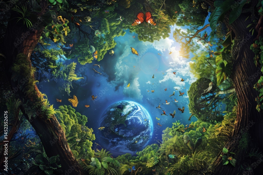 Earth's Vibrant Interconnected Ecosystem