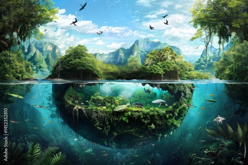 Thriving Earth: Nature's Harmony