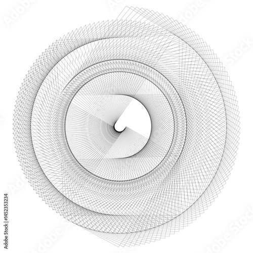 Основные RGB op art circle pattern, modern vector design element