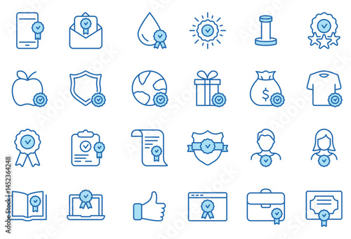 Badges of excellence certify diverse aspects