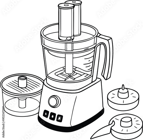 illustration of a blender