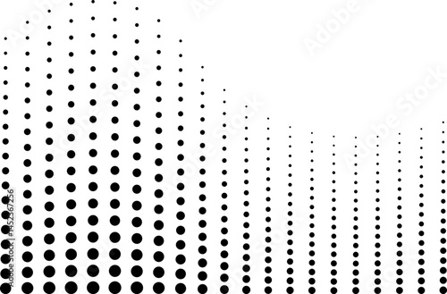 Halftone Dotted Corner