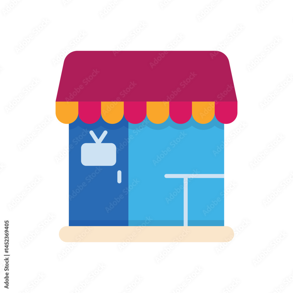 Obraz premium Coffee Shop Vector icon