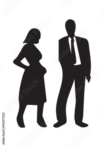 Wallpaper Mural Professional Male and Female Silhouettes Business & Corporate Vector Icons

 Torontodigital.ca