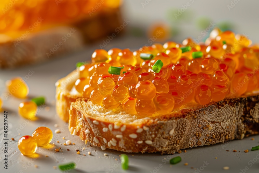 Minimalist Whitefish Caviar Toast