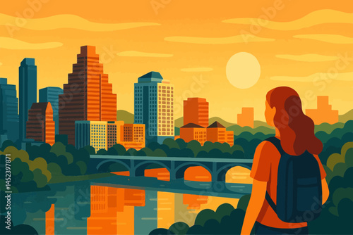 Austin at Sunset