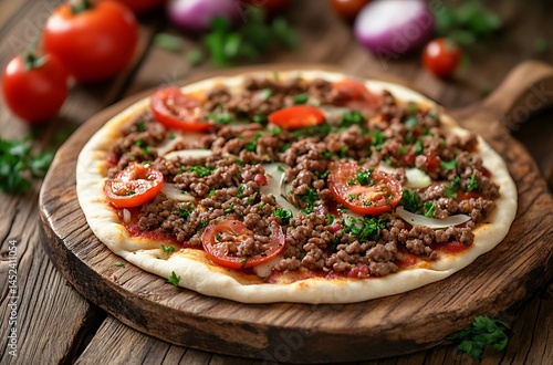 Wallpaper Mural Fresh Pepperoni Pizza in Display Case  Hot and Delicious Fast Food Close-Up Torontodigital.ca