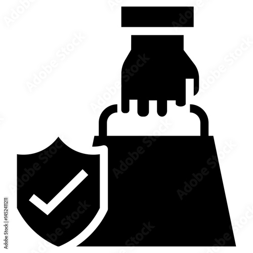 insurance sale vector icon