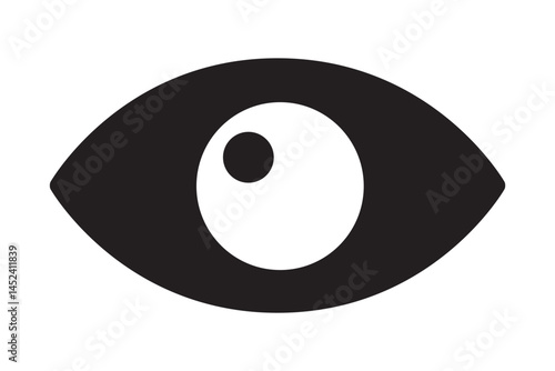 Eye icon, hyman eyeball icon.