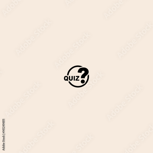 Quizz icon flat vector design.