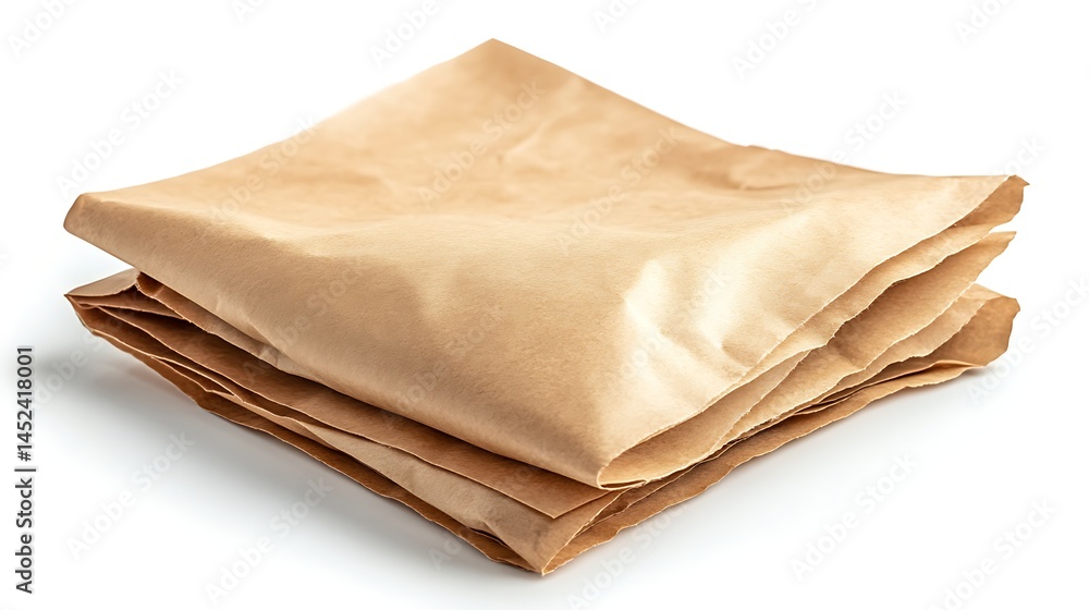 Folded brown sheets Folded brown sheets