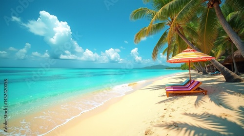 Sunny Shore Escape: A Beach Vacation Dream