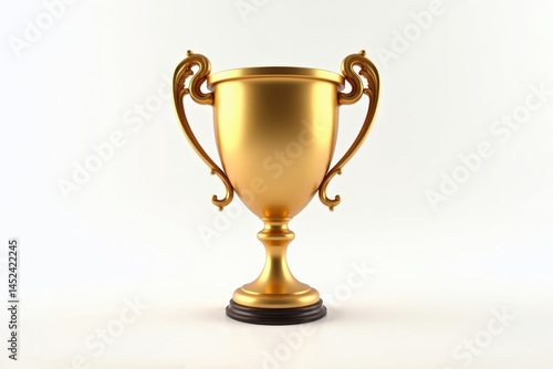 Gold Trophy Award Winning Success Achievement Prize Champion