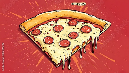 Wallpaper Mural Fresh Pepperoni Pizza in Display Case  Hot and Delicious Fast Food Close-Up Torontodigital.ca