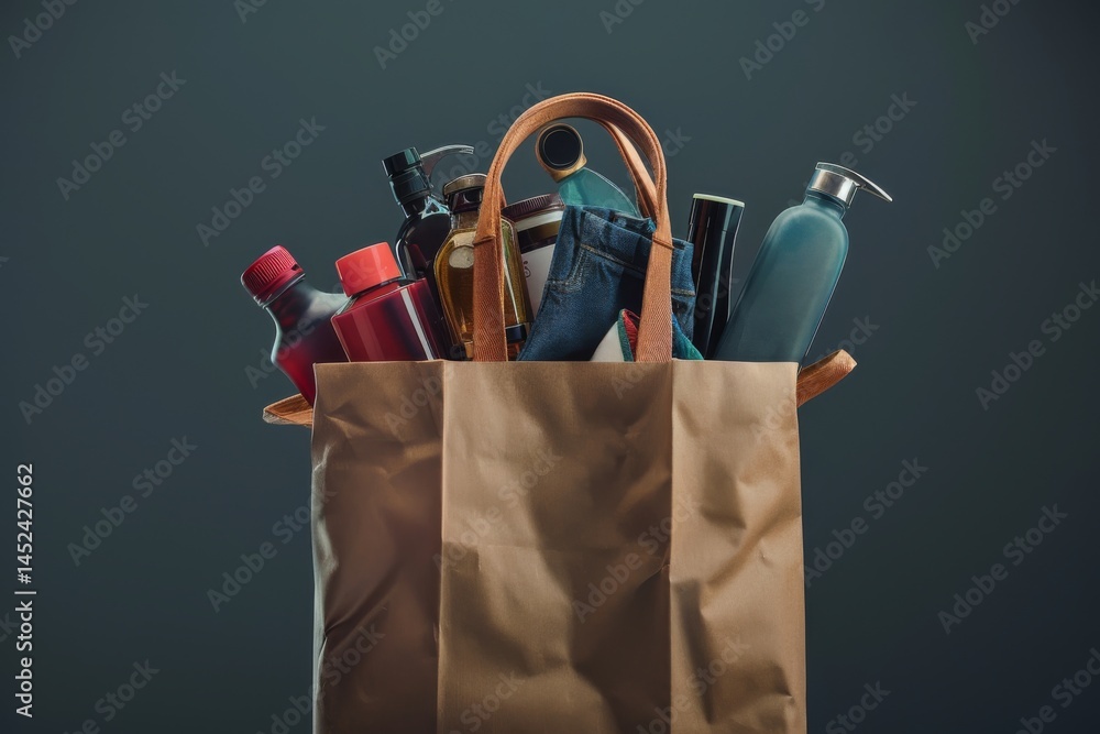Shopping bag with discounted items