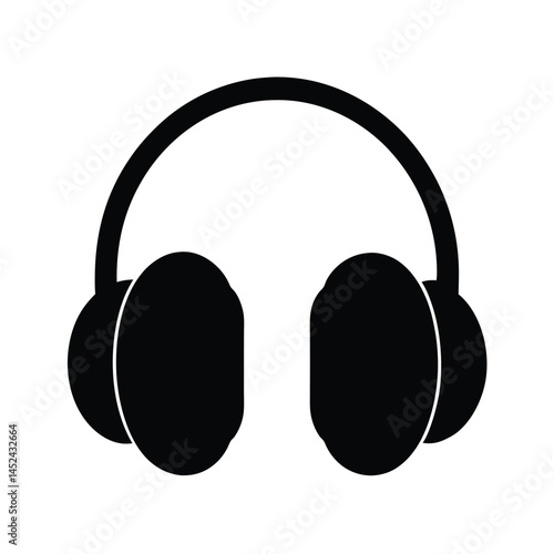 headphones isolated on white background