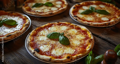 Wallpaper Mural Fresh Pepperoni Pizza in Display Case  Hot and Delicious Fast Food Close-Up Torontodigital.ca