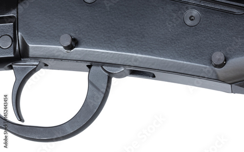 Takedown pins starting to come out of a lever action rifle