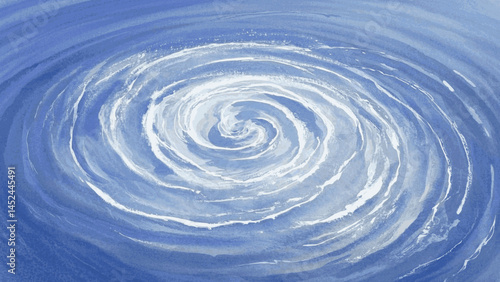 Abyss’s Embrace whirlpool  isolated watercolor vector illustration svg