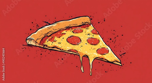 Wallpaper Mural Fresh Pepperoni Pizza in Display Case  Hot and Delicious Fast Food Close-Up Torontodigital.ca