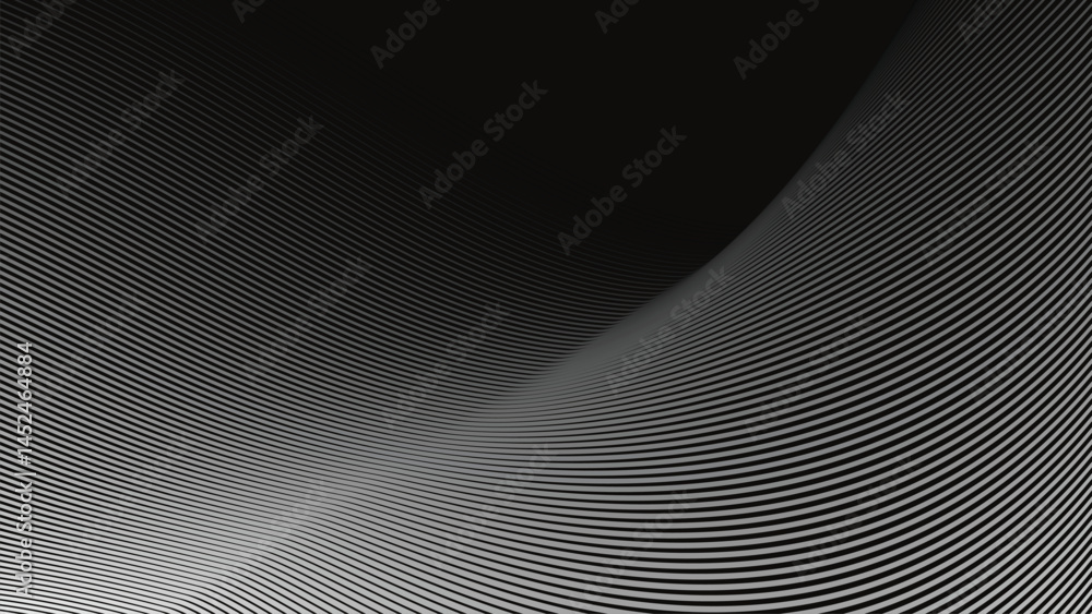 Naklejka premium Black and white stripes line pattern background abstract for backdrop or fabric style