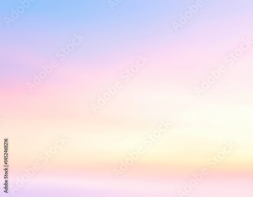 穏やかなミルキーピンクな空の風景