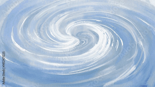 Chromatic Maelstrom whirlpool  isolated watercolor vector illustration svg