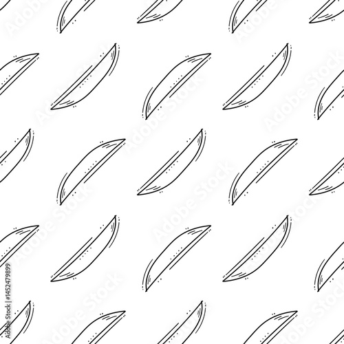 kitchen utensil pattern. kitchenware seamless pattern. doodle kitchen background