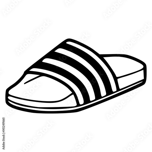 beach slipper clipart