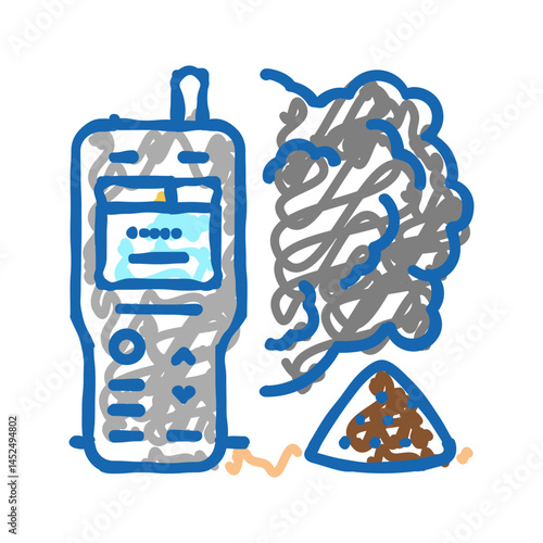 air dust quality icon doodle illustration
