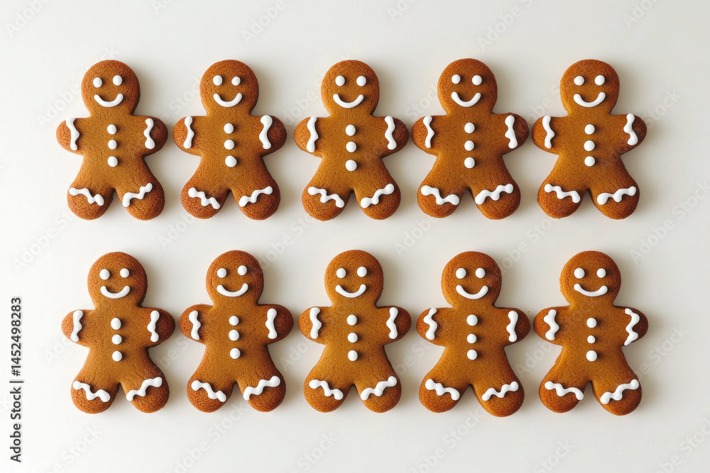 Ginger cookies drizzled with white chocolate. Ginger cookies drizzled with white chocolate.