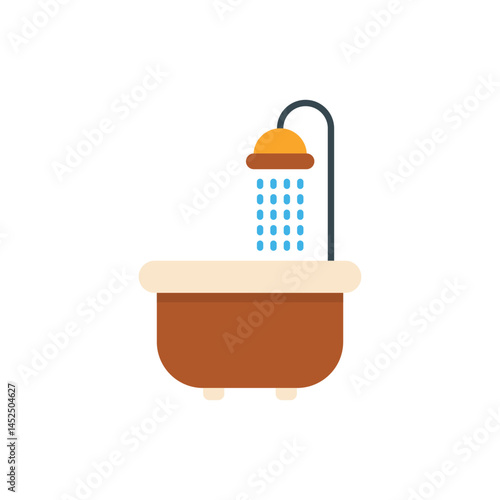 Bathtub Vector icon