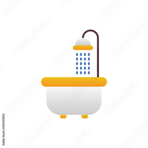 Bathtub Vector icon