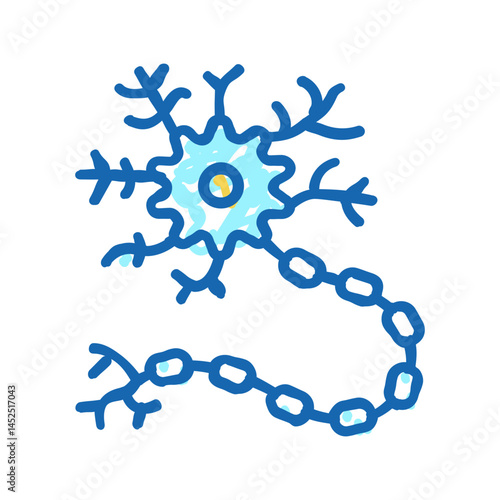 neuron human icon doodle illustration