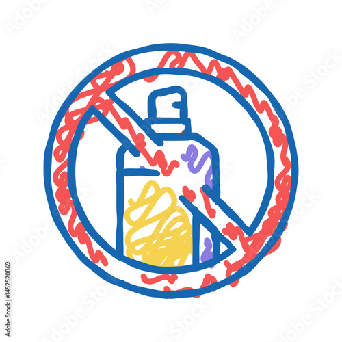 sedatives addiction icon doodle illustration