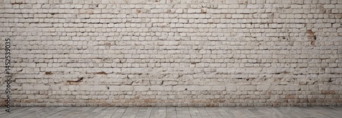 Aged white brick wall, weathered texture  Rough, grungy surface ,  grunge,  background
