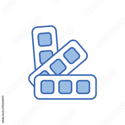 Color Swatches Vector icon