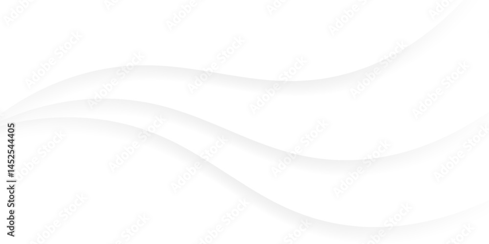 Obraz premium abstract white background with gradient color and artistic dynamic line decoration. vector illustration