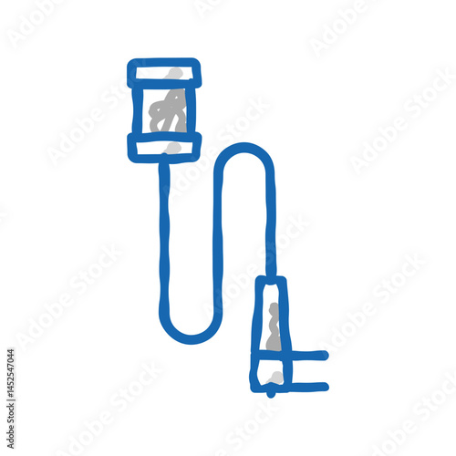 table phone holder icon doodle illustration
