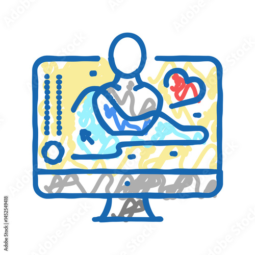 3d digital art icon doodle illustration
