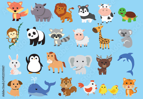 set of animals