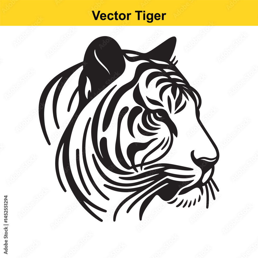 Vector Tiger. Vector Tiger.
