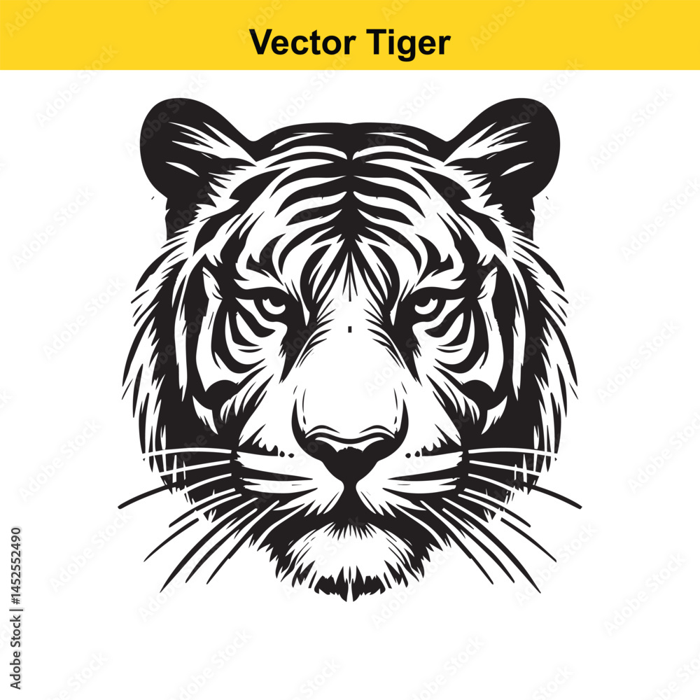 Vector Tiger. Vector Tiger.